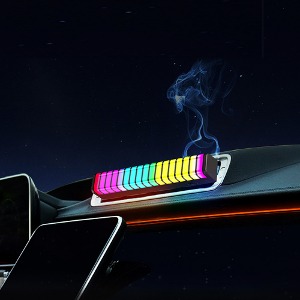 비상 차량용 무드등 RGB 소리반응 LED바 이퀄라이저 조명