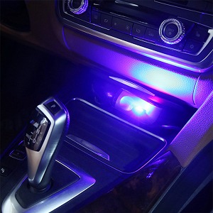 비상 자동차 미니 USB LED 풋등 무드등 차량용 실내 조명 엠비언트 라이트
